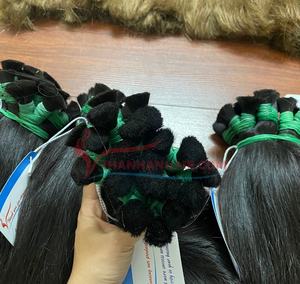 El mejor producto 100% Color vietnamita Extensiones de cabello a granel liso natural de alta calidad Sin enredos Muy sedoso Grande en stock - Product Image 4