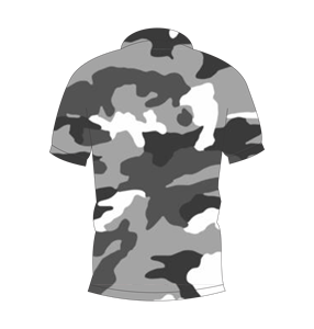 Men’s Grey Black <b>White</b> Abstract Print <b>Polo</b> Shirt Short Sleeve Casual Fashion Breathable Summer Tee - Product Image 5