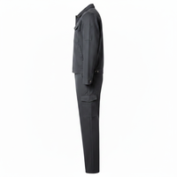 Uniforme de travail léger pour hommes, vêtements de travail, uniforme de travail à fermeture éclair intégrale, uniforme de travail en coton