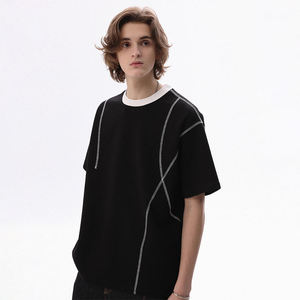เสื้อยืดโอเวอร์ไซส์ผู้ชาย OEM 2026 รุ่นใหม่ล่าสุด ผ้าฝ้าย 100% พิมพ์ลาย DTG หนานุ่ม ซักย้อมสีแบบ Stone Acid Wash สไตล์วินเทจ พร้อมสกรีนโลโก้ตามสั่ง - Product Image 5