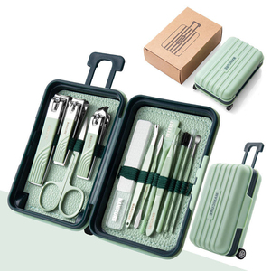Luxurious High Quality Eco-Friendly Custom Logo Professional Portable Nail <b>Kit</b> Women Includes Stainless Steel <b>Manicure</b> Pedicure - Product Image 5
