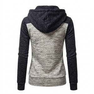 Breathable <b>Grey</b> 100% Cotton <b>Hoodie</b> for Men <b>Women</b> Black Heavy 320gsm Fabric Custom Full <b>Zip</b> Transfer Logo <b>Hoodie</b> for Autumn - Product Image 3