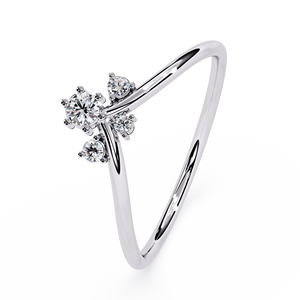 Anillo de Diamantes Cultivados en Laboratorio con Certificación GIA IGI de Loista Jewels, Anillo de Eternidad de Oro Sólido con Diamantes Cultivados en Laboratorio para Mujer - Product Image 2