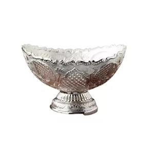 Elegante Tazón de Metal para Dátiles, Estilo Tradicional, Presentación de Frutos Secos para Ceremonias Culturales y Decoración de Fiestas - Product Image 3