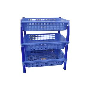 Carrito de Almacenamiento de Plástico Multifuncional de 3 Piezas, Diseño Ecológico Móvil para Uso en el Hogar y la Cocina, Precio de Fabricante de Alta Calidad - Product Image 4