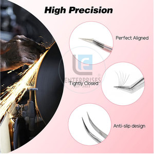 Équipement de beauté, pinces pour extensions de cils, style unique, pinces pour extensions de cils sur mesure - Product Image 3