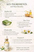 Serum Cair Herbal Aloe Vera Mawar Organik untuk Kerutan & Garis Halus OEM/ODM Label Pribadi Pasokan Grosir