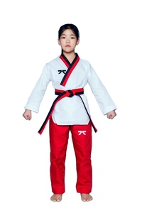 Tenue d'entraînement quotidienne respirante tendance, séchage rapide, mobilité améliorée, kit de vêtements pour enfants, uniforme de judo et de karaté - Product Image 2