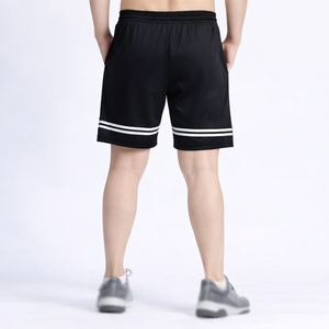 Pantalones Cortos Deportivos para Hombre con Franja Reflectante Negra, Cordón Elástico MOE, Ropa Deportiva para Correr, Fabricante de Marca Privada OEM - Product Image 2