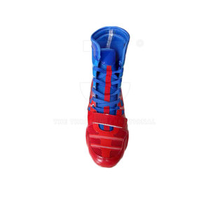 Zapatos de Boxeo de Cuero Personalizados de Alta Calidad, Suela de Goma Antideslizante, Diseño Transpirable y Ligero, Ajuste Cómodo, Construcción Duradera - Product Image 3