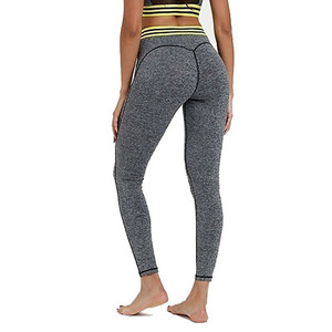 Leggings de sport pour femmes grandes tailles, impression de logo personnalisée, polyester léger, taille élastique. - Product Image 5