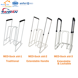 Bsci ที่จับล็อคได้ ISO9001โรงงานไต้หวันช่วยใส่ถุงเท้าโลหะผู้ช่วยในการสวมใส่สำหรับการดูแลผู้สูงอายุที่ตั้งครรภ์ผู้พิการ - Product Image 6