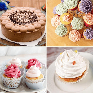 Kit di 100 Pezzi per Decorazione Torte, 48 Beccucci per Glassa, 20 Sacchetti Usa e Getta, 2 Giunti, 1 Set Girevole per Torte - Product Image 5