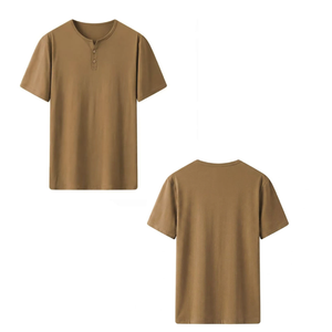 T-shirt de sport pour homme, impression personnalisée, polyester/coton, respirant, anti-plis, manches courtes, décontracté - Product Image 5