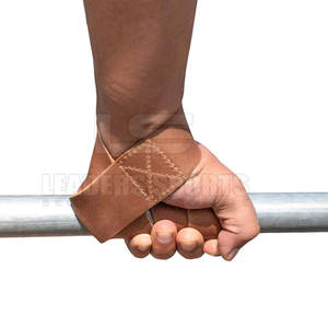 Correas de Cuero para Levantamiento de Pesas, Resistentes, con Logotipo Personalizado para Fisicoculturismo, Hechas a Medida en Pakistán - Product Image 4