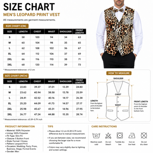 Conjunto de Chaleco y Corbata de Moño con Estampado Animal para Hombre, Chaleco de Leopardo, Tigre, Cebra, Vaca, Jirafa, Pitón para Boda, Fiesta, Disfraz de Graduación - Product Image 2