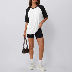 เสื้อยืดแร็กแลนทรงปกติ ยูนิเซ็กซ์ คอกลม ผ้าฝ้าย 100% เป็นมิตรกับสิ่งแวดล้อม ระบายอากาศได้ดี แห้งเร็ว รับทำโลโก้ตามสั่ง ขายส่ง OEM - Product Image 3