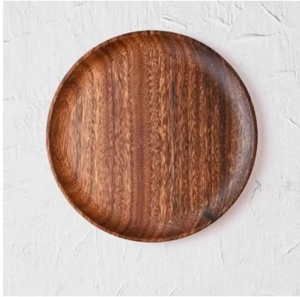 Plato de Madera de Nogal, Bandeja de Frutas Estilo Japonés - Product Image 2