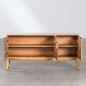 Buffet en bois de manguier Vandana Grand Vertex Design 155x35 cm - Product Image 4