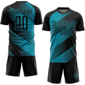 Diseño ilimitado y sublimación de colores vibrantes - Conjunto de fútbol sublimado personalizado de la serie Elite - Conjunto de fútbol de corte ajustado para hombre - Product Image 1
