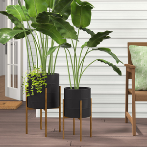 Soporte de Metal para Macetas con Acabado Pulido Moderno, Duradero, Ligero y Resistente al Óxido, Solución para Exhibición de Plantas en Hogares, Oficinas y Hoteles - Product Image 4