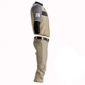 Uniforme de baseball professionnel de haute qualité, personnalisé pour les équipes, jersey respirant avec pantalon de baseball assorti - Product Image 3