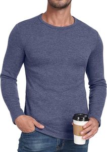 Chemise Homme Grande Taille en Laine Mérinos Coupe Ample Flanelle Épaisse Manches Longues Surchemise Décontractée Confortable Respirante Unie Bouton Unique - Product Image 3