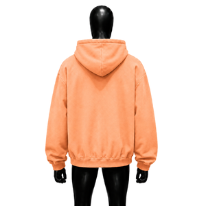 Sudadera con Capucha Oversize de Moda Urbana con Estampado Gráfico de Melocotón y Alien, Diseño Casual Oversize con Bolsillo Delantero, Ajuste Regular, Sudadera con Capucha Gráfica Artística - Product Image 2