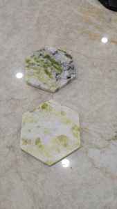 Fashionable Natural <b>Marble</b> <b>Coaster</b> Set Green Grey White Stone Luxury Design Drink <b>Coasters</b> for Dining Table Coffee Table Home - Product Image 4