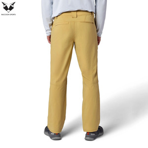 Pantalones de Pesca Amarillos Profesionales para Hombre, Ligeros, de Secado Rápido, Protección UV, Transpirables, para Senderismo y Deportes - Product Image 4
