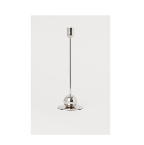 Modern <b>Silver</b> Chrome Taper Candle Holder Stacked Geometric Metal <b>Candlestick</b> Stand for Dining Table Luxury Home Decor - Product Image 3