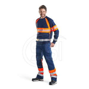 Multipurpose Safety Sweatshirt ANSI Class 2 Waterproof <b>LED</b> Flash Reflective Clothing Logo Suitable for Industrial Commercial - Product Image 5