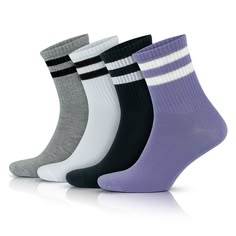 <b>Knee</b> <b>High</b> Basketball Socks Striped Red And Navy Blue Breathable Knitted For Adults Spring Season - Product Image 6