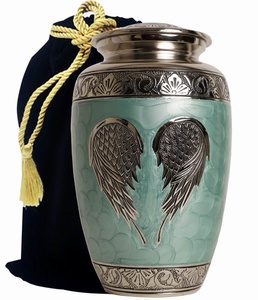 Urne commémorative éternelle en aluminium, Urne de souvenir en aluminium, Urne de héritage en aluminium, Urne funéraire en aluminium, Urne de dignité en aluminium, Vase en aluminium - Product Image 2