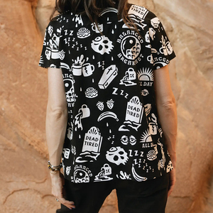 Camisa Hawaiana Personalizada, Casual, con Estampado DTG, Blusa de Verano, Nueva, Ligera, Tipo Cárdigan, Holgada, de Manga Corta para Mujer - Product Image 3