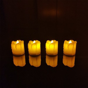 TOOWIN Led Simulated Tearing <b>Tea</b> Candle, Battery-Powered Decorative <b>Tea</b> <b>Light</b> For Weddings, Proposals, Christmas And Halloween - Product Image 2
