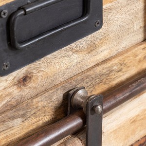Armario de madera de mango Vandana Flux Aston con 2 cajones - Product Image 5