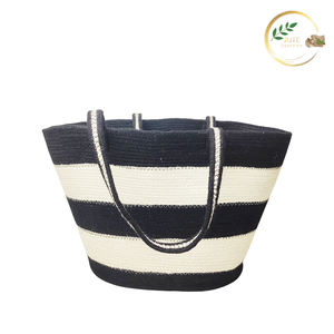 Multi Functional Jute Messenger Bag with Large Storage <b>Adjustable</b> Strap Crossbody Bag for Office Travel and Daily Use - Product Image 2