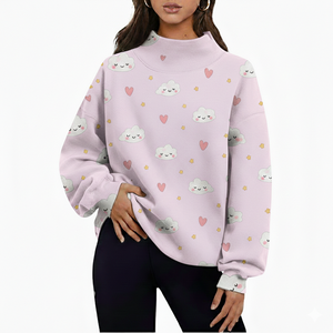 Venta al por Mayor de Elegantes Blusas de Cuello Alto para Mujer, Calidad Duradera, OEM ODM, Ropa de Invierno Moderna - Product Image 3