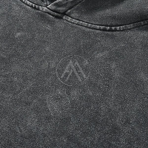 Vente directe d'usine, prix de gros, sweats à capuche délavés pour hommes, design de logo personnalisé, sweats à capuche délavés pour hommes - Product Image 6