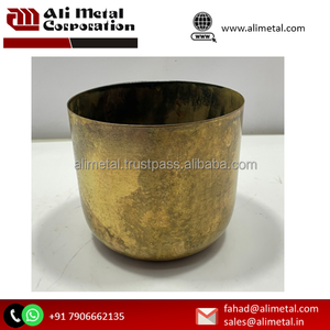 Vintage Vibes <b>Antiqued</b> Metal Planters <b>Garden</b> Indoor outdoor decoration and fully customizable - Product Image 6