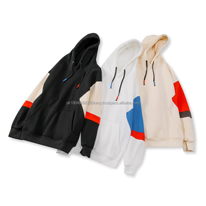 Primavera suelta de gran tamaño de talla grande sudadera nuevos deportes Casual cuello redondo en blanco hombres pulóver Vintage Sudadera con capucha - Product Image 4