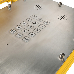 Téléphone industriel <span class=keywords><strong>IP</strong></span> analogique robuste mains libres avec clavier et fonction d'appel d'urgence SOS, étanche IP67 - Product Image 3