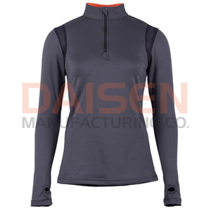 Chemise d'équitation pour femme de qualité supérieure, à séchage rapide, extensible, respirante, manches longues, fabrication OEM - Product Image 4