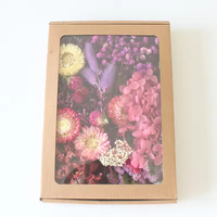 Set Bunga Kering Alami DIY, Bunga Kering Grosir untuk Vas, Bunga Kering dengan Batang, Mawar Kering, Buket Bunga Kering Mini
