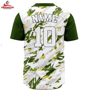 Maillot de baseball respirant de qualité supérieure, séchage rapide, vêtements de sport, couleurs et logo personnalisables, vente chaude, nouvelle arrivée, 100% polyester - Product Image 2