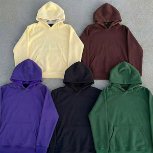 เสื้อฮู้ดดี้ผ้าฝ้ายพิมพ์โลโก้ตามสั่งสำหรับผู้ชาย ขายดี สินค้ามาใหม่ ทรงหลวม สวมใส่สบาย - Product Image 1