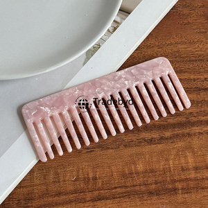Tradebyd Luxury Resin <b>Comb</b> Smooth Wide Tooth <b>Hair</b> <b>Comb</b> for Frizz Free Styling and Scalp Massage - Product Image 5