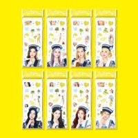 [Version aléatoire] Hearts2Hearts 2ème mini-album [Lemon Tang] (Version autocollant) Fan Kpop Coréen Officiel QR NFC Tous Âges