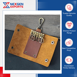 Oferta de Distribuidor con la Mejor Calificación: Porta Llaves de Coche Personalizado, Hecho a Mano, de Cuero PU, Duradero y de Calidad Excepcional - Product Image 4